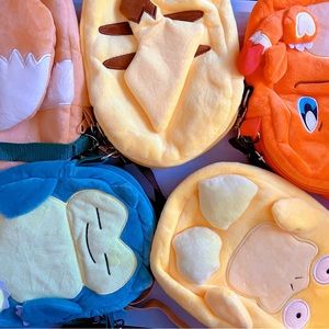 New Pokémon plush bags perfect for fan and gifting